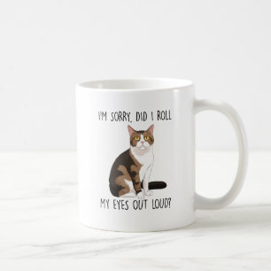 Tut mir leid, habe ich meine Augen laut ausgeworfe Kaffeetasse