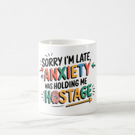 Tut mir leid, ich bin zu spät kaffeetasse