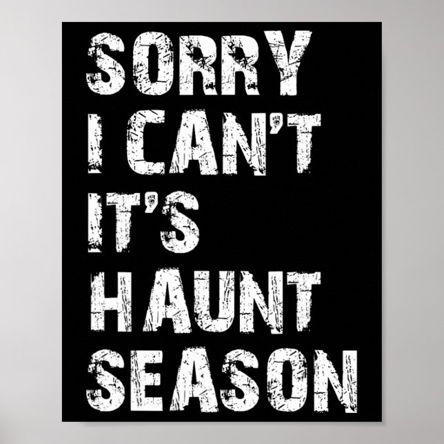 Tut mir leid, ich kann es nicht in der Jagdsaison  Poster (Vorne)