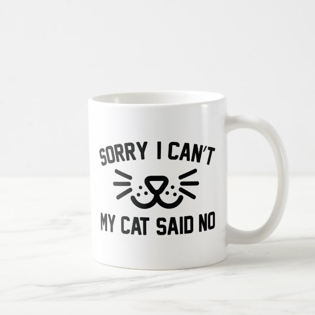 Tut mir leid, ich kann es nicht kaffeetasse (Rechts)