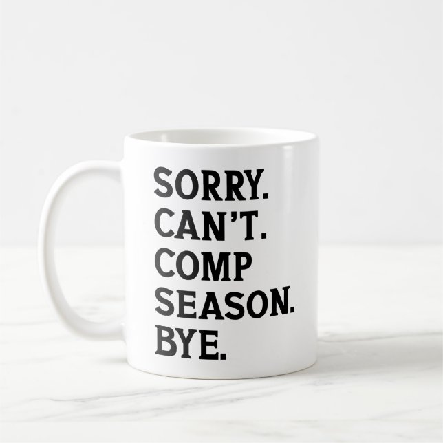 Tut mir leid, kann die Saison nicht mit fröhlichem Kaffeetasse (Links)
