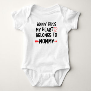 Tut mir leid Mädchen, die mein Herz gehört Baby Strampler