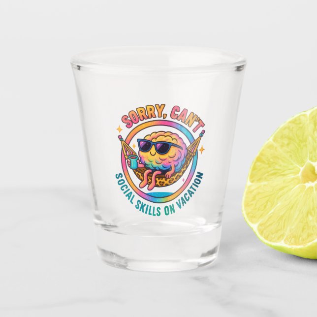 Tut mir leid. schnapsglas (Vorderseite)