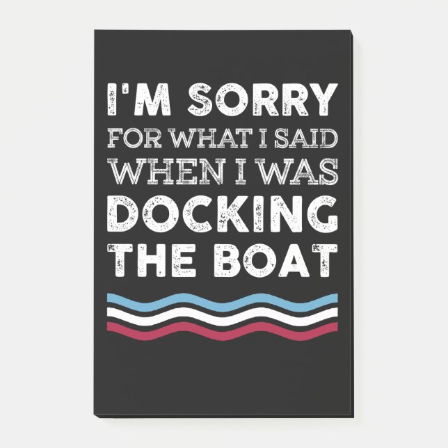 Tut mir leid, was ich gesagt habe, als ich das Boo Post-it Klebezettel (Vorderseite)