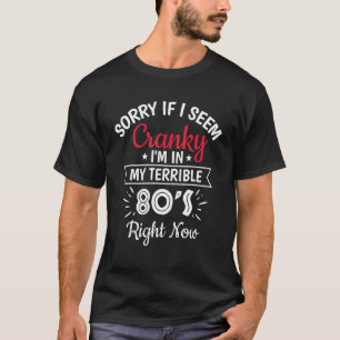 Tut mir leid, wenn ich unsicher bin, bin ich in me T-Shirt