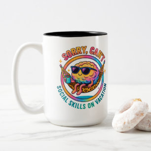 Tut mir leid. zweifarbige tasse