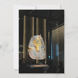 Tutanchamun goldene Maske Alter Ägypten Pharao Einladung