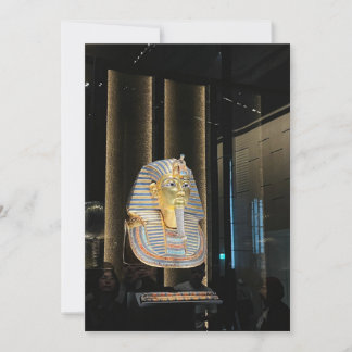 Tutanchamun goldene Maske | Alter Ägypten Pharao Einladung