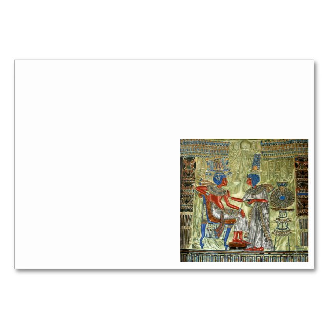 Tutankhamons Throne Tischnummer (Vorderseite)