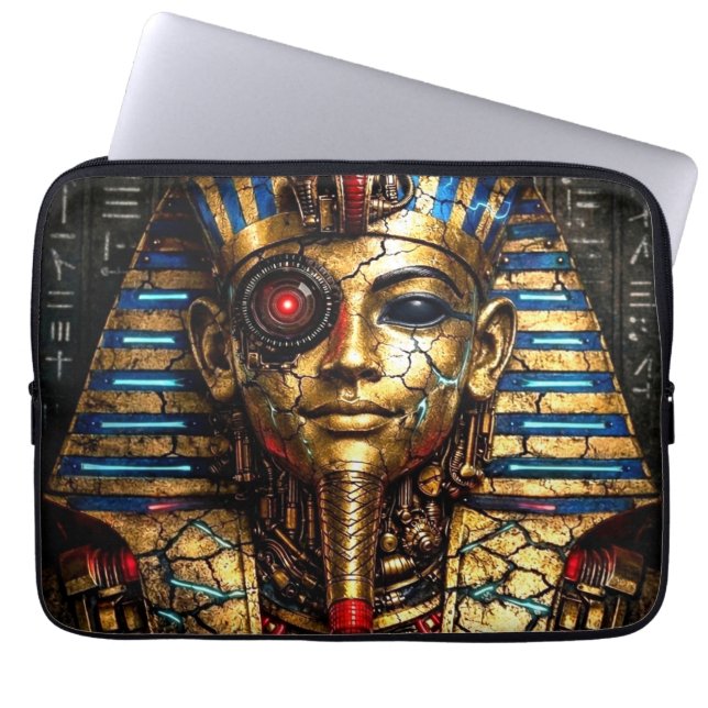 Tutankhamun 2.0: The Cyber King Laptopschutzhülle (Vorderseite)