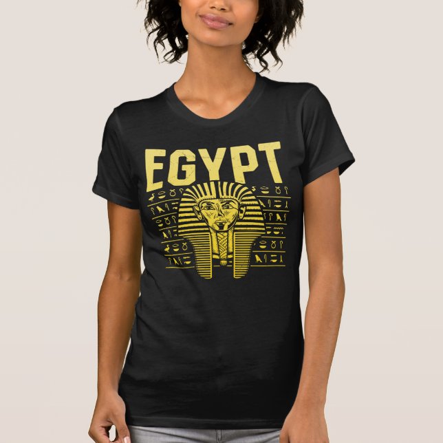 Tutankhamun Ägyptisch Pharao Ancient Ägypten T-Shirt (Vorderseite)