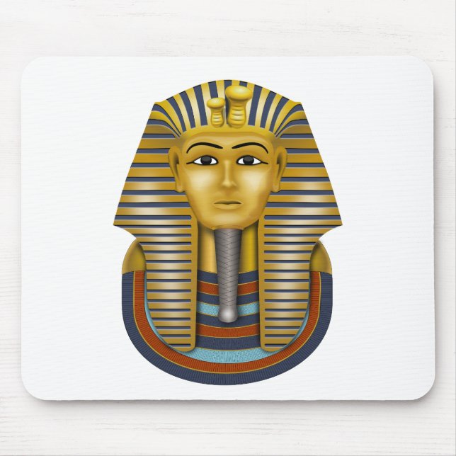 Tutankhamun Ägyptische Maske Mousepad (Vorne)