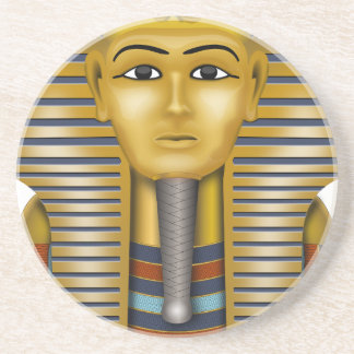 Tutankhamun Ägyptische Maske Sandstein Untersetzer