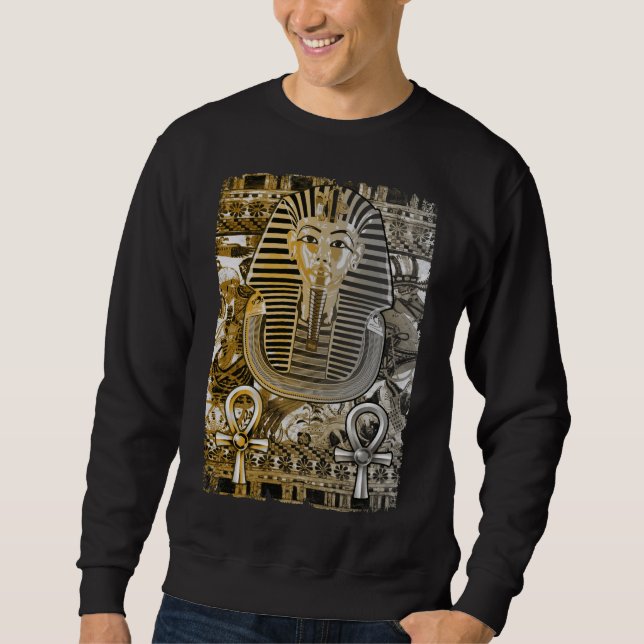 Tutankhamun ancient Ägypten Pharoah King Tut Ankh Sweatshirt (Vorderseite)