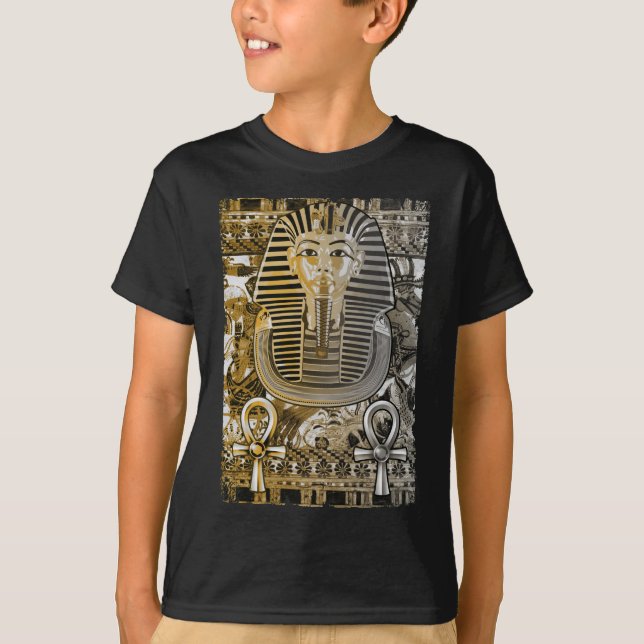 Tutankhamun ancient Ägypten Pharoah King Tut Ankh T-Shirt (Vorderseite)