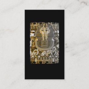 Tutankhamun ancient Ägypten Pharoah King Tut Ankh Visitenkarte