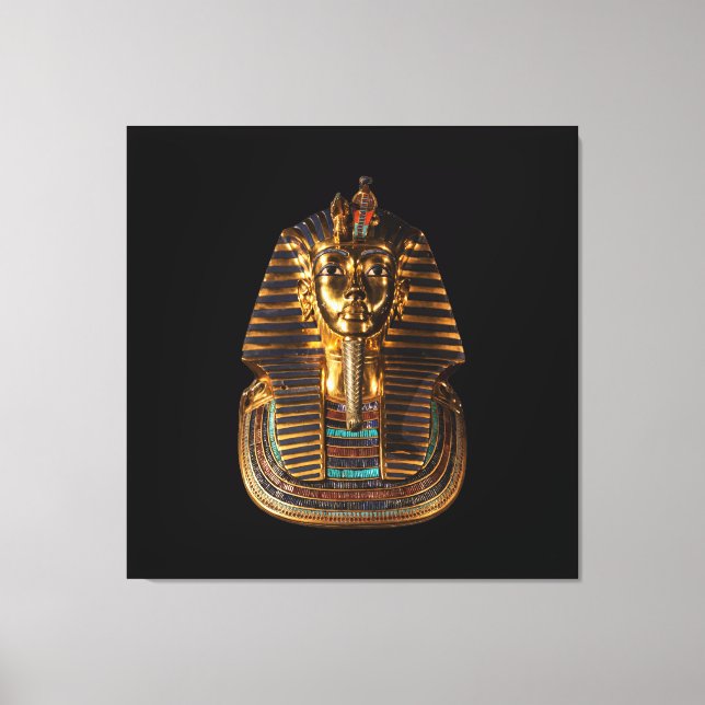 Tutankhamun Der ägyptische König - Antiker Royal M Leinwanddruck (Vorderseite)