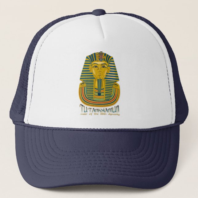 Tutankhamun Mama, der alte König Tut von Ägypten Truckerkappe (Vorderseite)