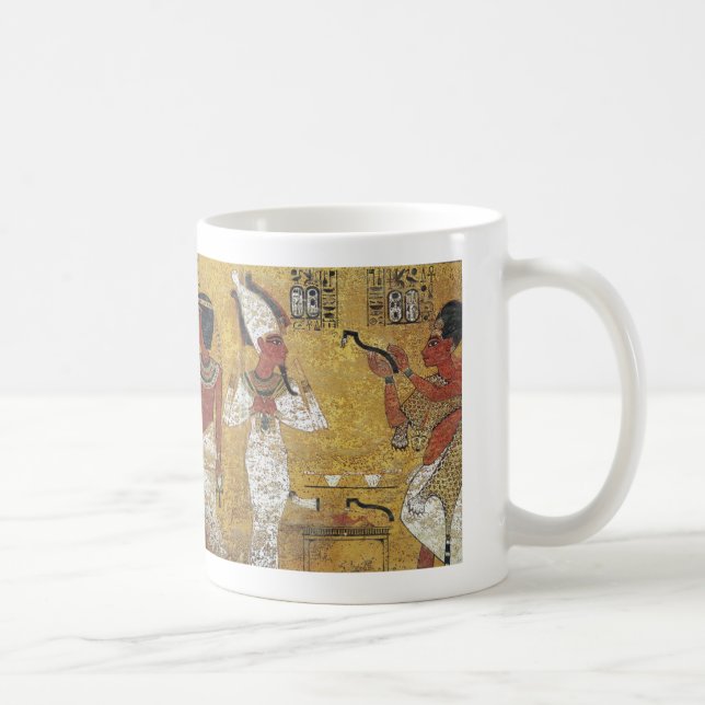 Tutankhamun's tomb mural kaffeetasse (Rechts)