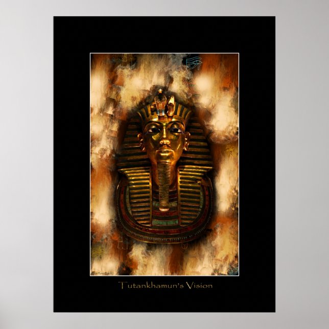 TUTANKHAMUNS VISION Ägyptisches Kunstposter Poster (Vorne)