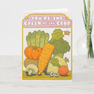 Tüte der Crème de la Crème Letterpress Karte