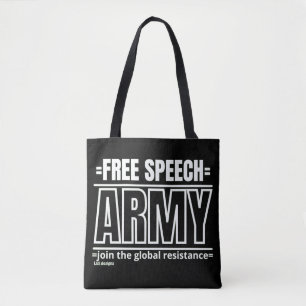 Tüte "FREE SPEECH ARMY 2" Tasche