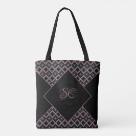 Tüte mit der Monogramm Tasche