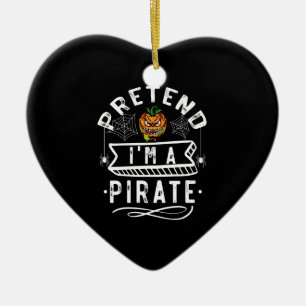 Tüte Pirat Lustiges Halloween-Kostüm-Geschenk Keramik Ornament
