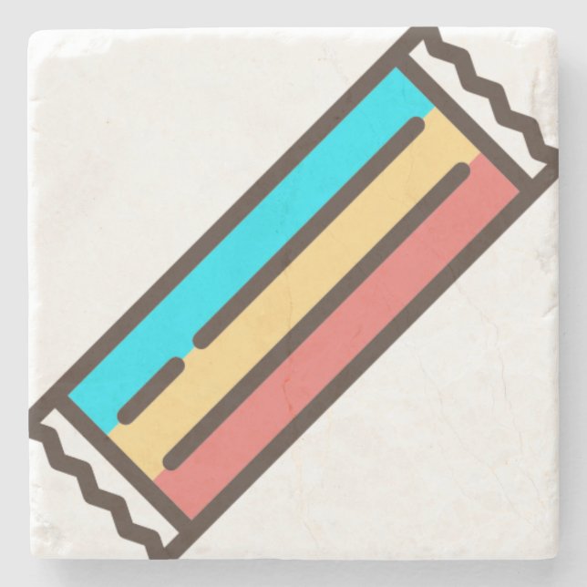 Tüte Steinuntersetzer (Vorderseite)