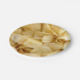Tütenchip-Papierteller lustige Foodie-Teller Pappteller