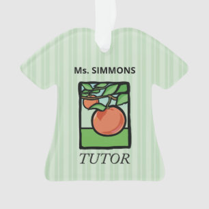 Tutor, Lehrer Danke, Apple Ornament