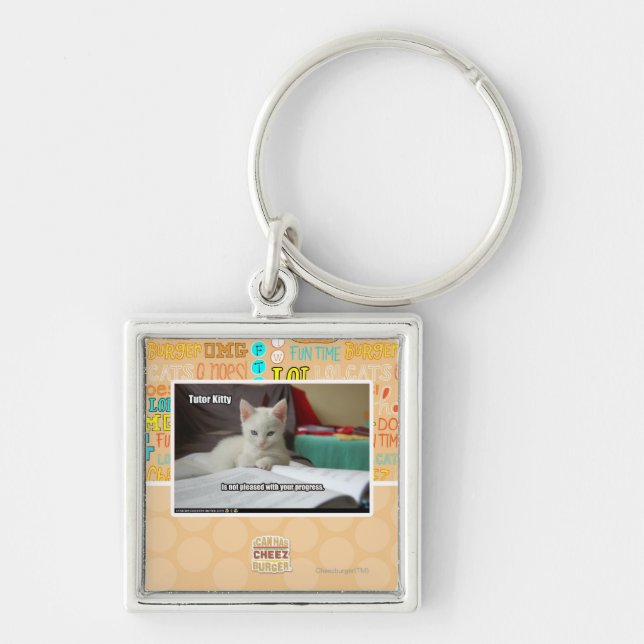 Tutor-Miezekatze Schlüsselanhänger (Vorne)
