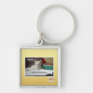 Tutor-Miezekatze Schlüsselanhänger