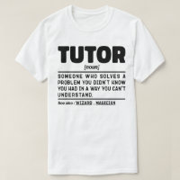 Tutor Noun Definition Unterricht Liebhaber Funny G