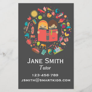 Tutor oder Lehrer für Kinder Flyer