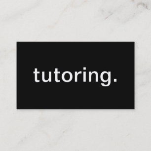 Tutoring Visitenkarte