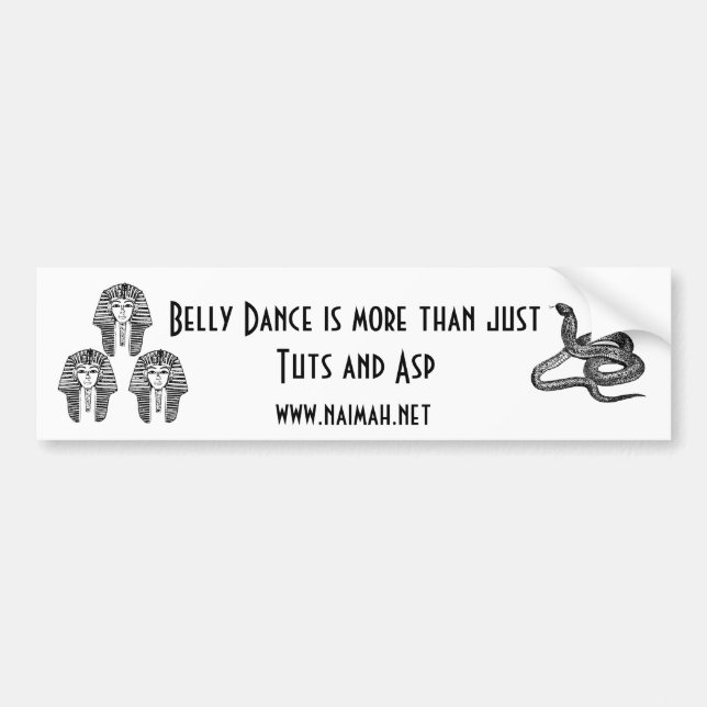 Tuts und Asp-Autoaufkleber Autoaufkleber (Vorne)