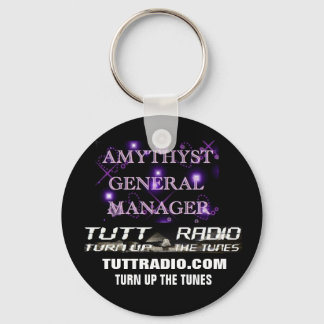 Tutt Radio Amythyst Schlüsselanhänger