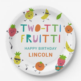 Tutti Fruitti Geburtstag Custom Niedlich Frucht Pappteller