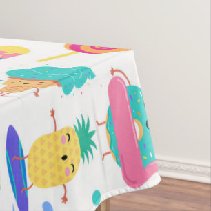 Tutti Fruitti Summer Fruchtsaft Ice Creme Leckerei Tischdecke