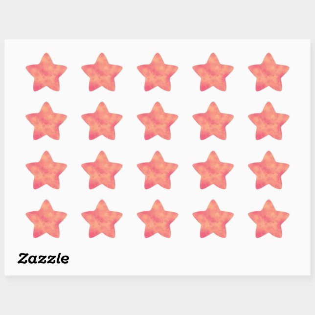 Tutti Fruity Star Sticker (Blatt)
