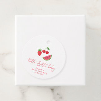 Tutti Frutti Baby Shower  Geschenkanhänger