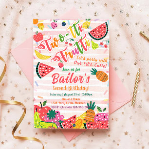 Tutti Frutti   Fruit Party Anniversaire Invitation