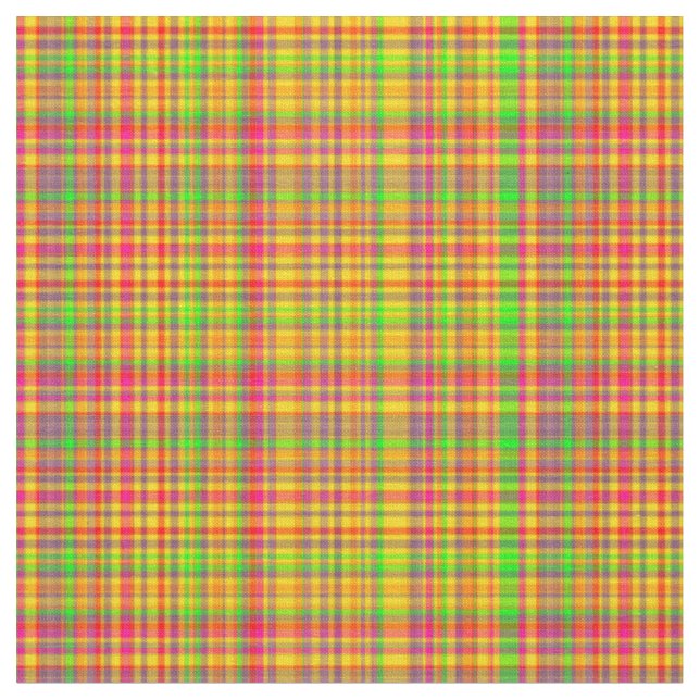 Tutti Frutti Kariert 02-Fabric Stoff (Nahaufnahme)