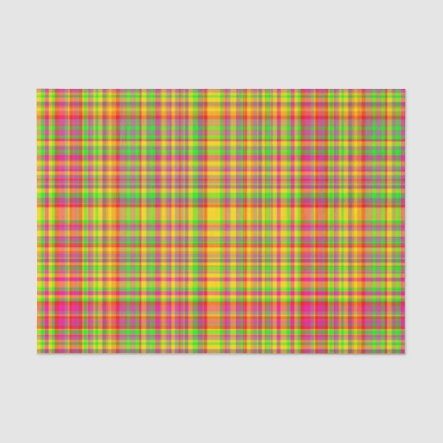 Tutti Frutti KARIERT-4-GEWEBE WRAPPING PAPIER (Vorderseite)