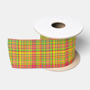 Tutti Frutti KARIERT 4-SATIN RIBBON SPOOL Satinband