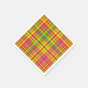 Tutti Frutti KARIERT 9-PAPIERPARTY NAPKINS Serviette
