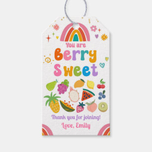 Tutti Frutti Sie sind Berry Sweet Rainbow Favor Ta Geschenkanhänger