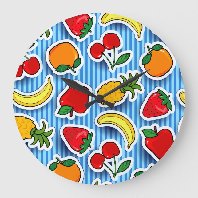 Tutti frutti, Wanduhr (Vorderseite)