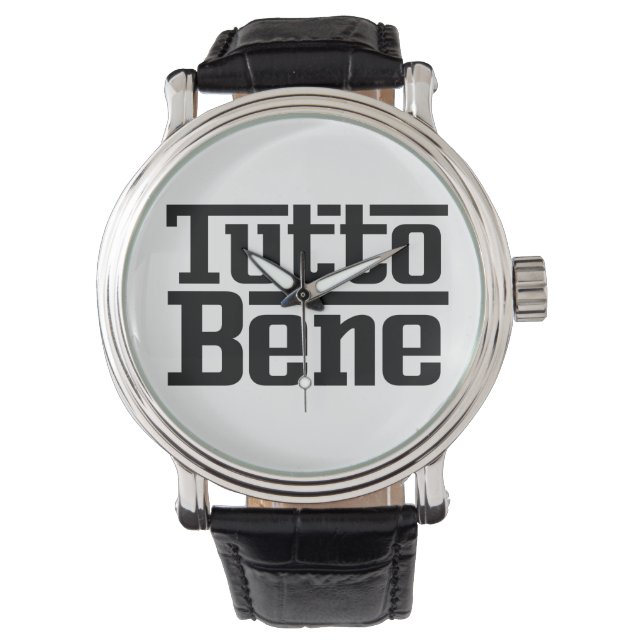 Tutto Bene Armbanduhr (Vorderseite)